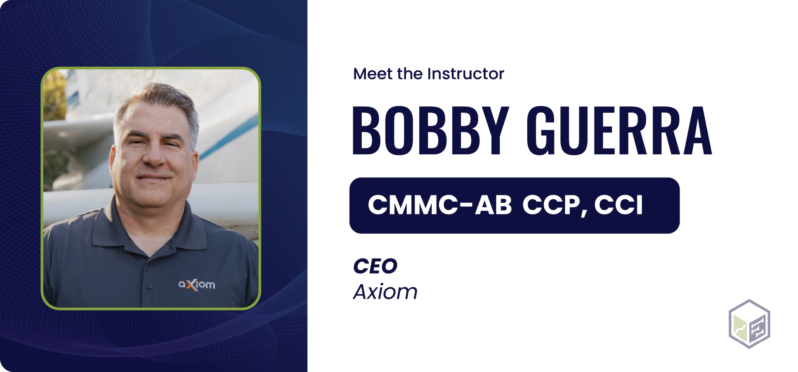 Bobby Guerra CMMC instructor card