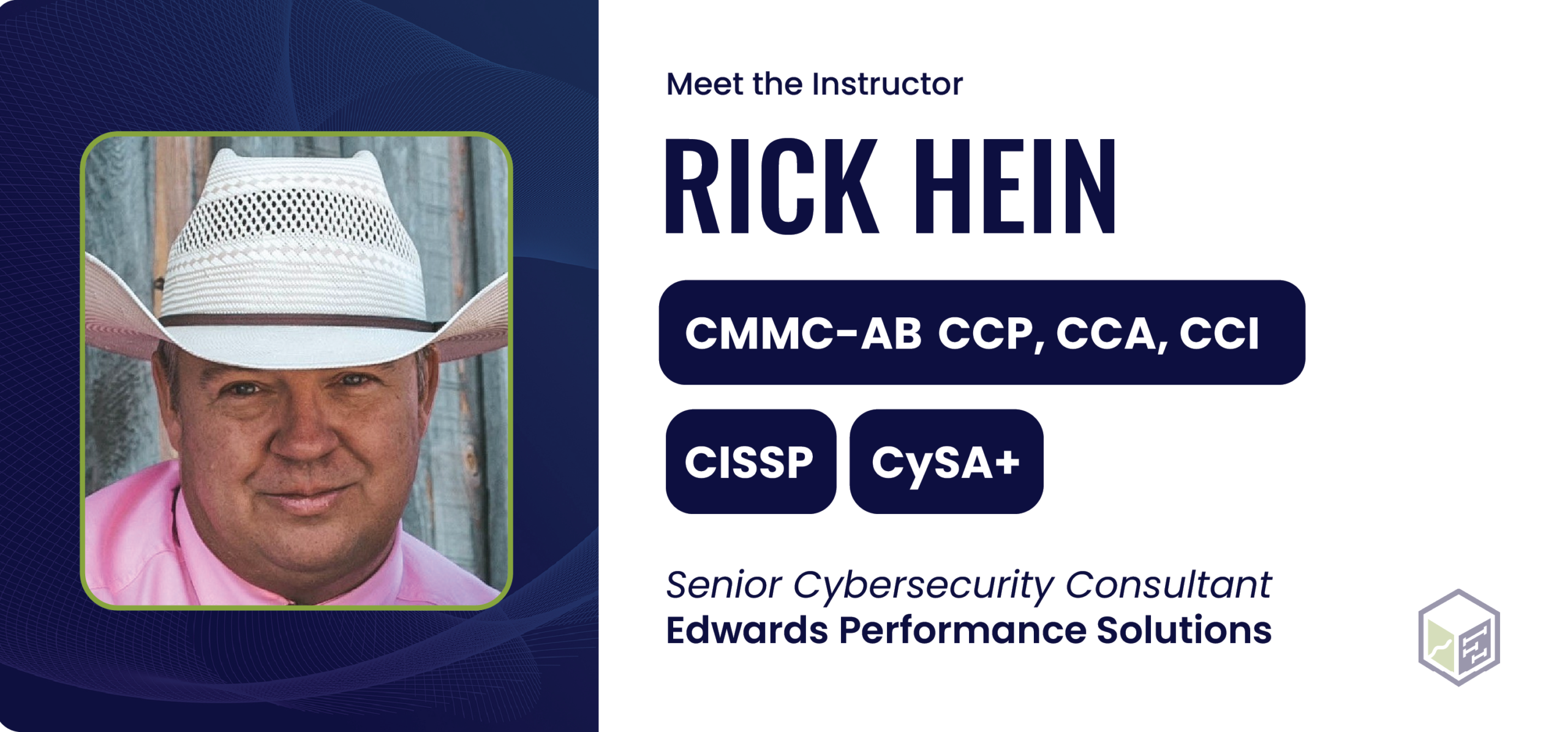 Rick Hein CMMC instructor card
